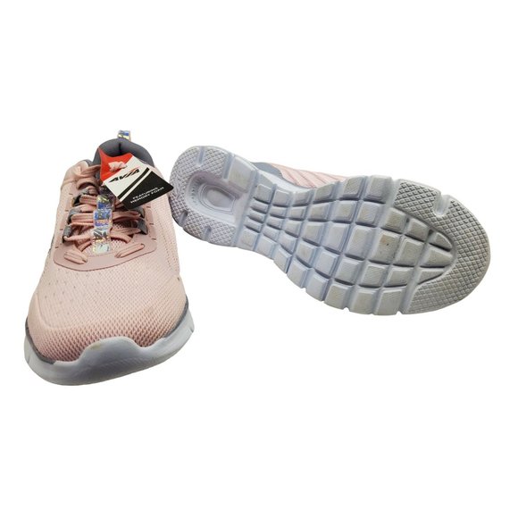 new with tags avia womens memory foam pink lace up fashion sneakers. - Picture 6 of 6